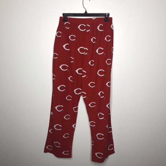 Concepts Womens Cincinnati Reds Elastic Waist Pockets Fleece Pajama Pants Size L - Picture 2 of 3